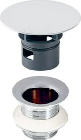 Geberit Ablaufventil für Waschbecken in Chrom/Silber mit G 1 1/4 x 50 mm Anschluss - Bild 1