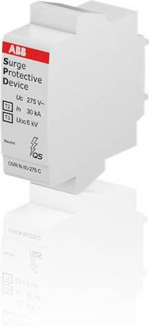 ABB 2CTB803876R0000 OVR T2-T3 N 80-275 C QS Überspannungsschutz-Ableiter 80 kA in Weiß - Bild 1