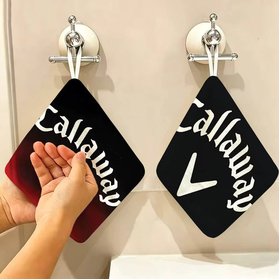 Callaway Hängendes Küchentuch aus Polyester-Baumwolle in Schwarz - Bild 2