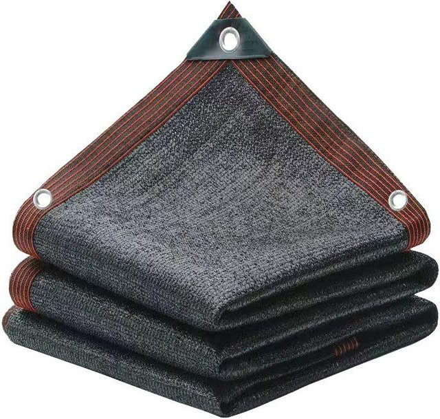 6-poliges Anti-UV-Sonnenschutznetz von Ura Trade für Pavillon, Pergola und Gewächshaus, Farbe: Schwarz, B/T: 6 x 2 m - Bild 1