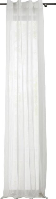 Mydeco Schlaufenschal Pure Weiß, semi-transparent, B: 135 cm, H: 245 cm - Bild 1