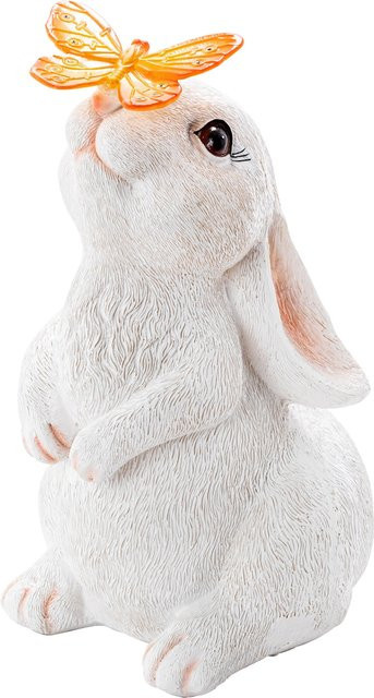 Solar-Dekofigur Hase von Viva Domo in Weiß - Bild 1