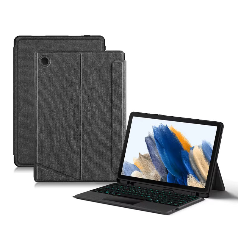 Samsung Touchpad-Tastatur und Hülle für Galaxy Tab A8 10,5 Zoll 2021 SM-X200 SM-X205 in Schwarz - Bild 5