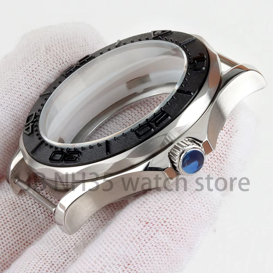 Uhrengehäuse Edelstahl, Silber, 41 mm, Unisex - Bild 1