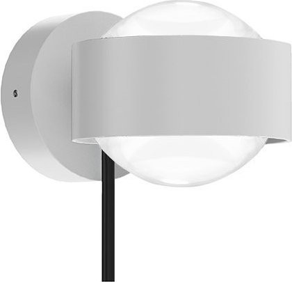 Top Light Puk! 80 Wall Avantgarde LED-Wandleuchte in Weiß Matt mit warmweißem Licht (2700K) - Bild 1