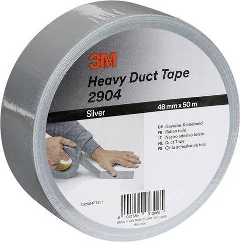 3M Gewebeklebeband 2904D Silber Breite: 48 mm, Länge: 50 m - Bild 1