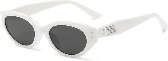 Dote Sonnenbrille Cat-Eye, Damen, Vollrand, Tr90, weiß - Bild 1