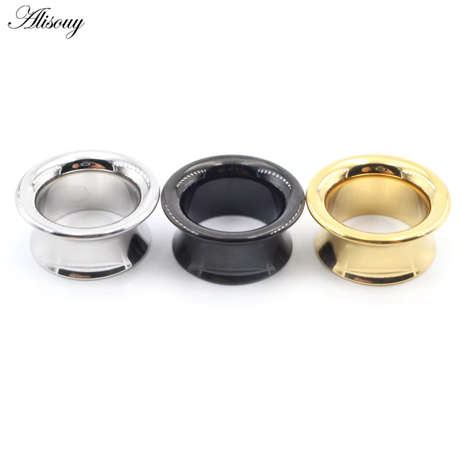 Alisouy 2er-Set Ohrringe, Edelstahl, Silber, Unisex - Bild 2