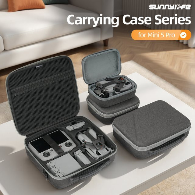 SZKOSTON Schutzhülle für DJI Mini 5 Pro, wasserdichte Hard Shell Box, grau - Bild 1