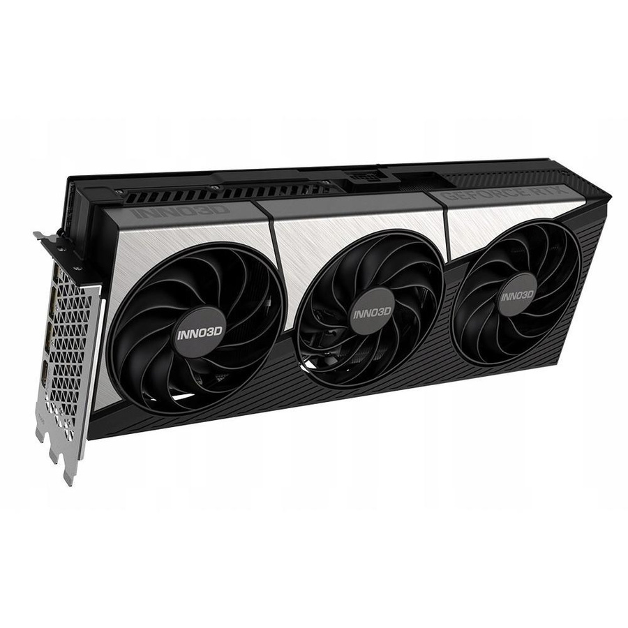 Inno3D GeForce RTX 5090 X3 OC Grafikkarte in Schwarz und Silber mit DisplayPort und HDMI - Bild 4