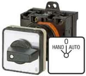 Eaton Steuerschalter 1pol. Hand 0 Auto T0-1-15431/Z Schwarz IP65 - Bild 1