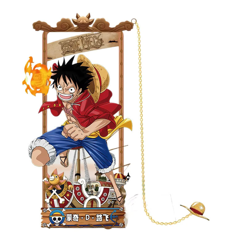 Bandai Anime Surrounding Pirate King Metall-Lesezeichen, Anime-Muster - Bild 2