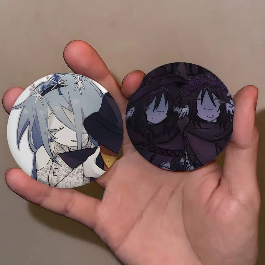 Bilibili Azure Anime Anstecknadeln aus Metall, runde Brosche in Multicolour für deine Umhängetasche - Bild 3