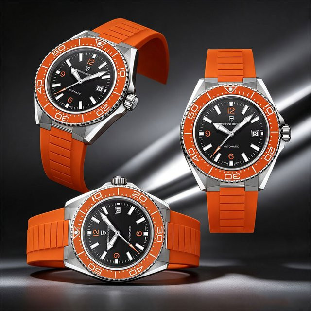 Pagani Design Armbanduhr, Automatik, Edelstahl, 42 mm, Herren - Bild 1
