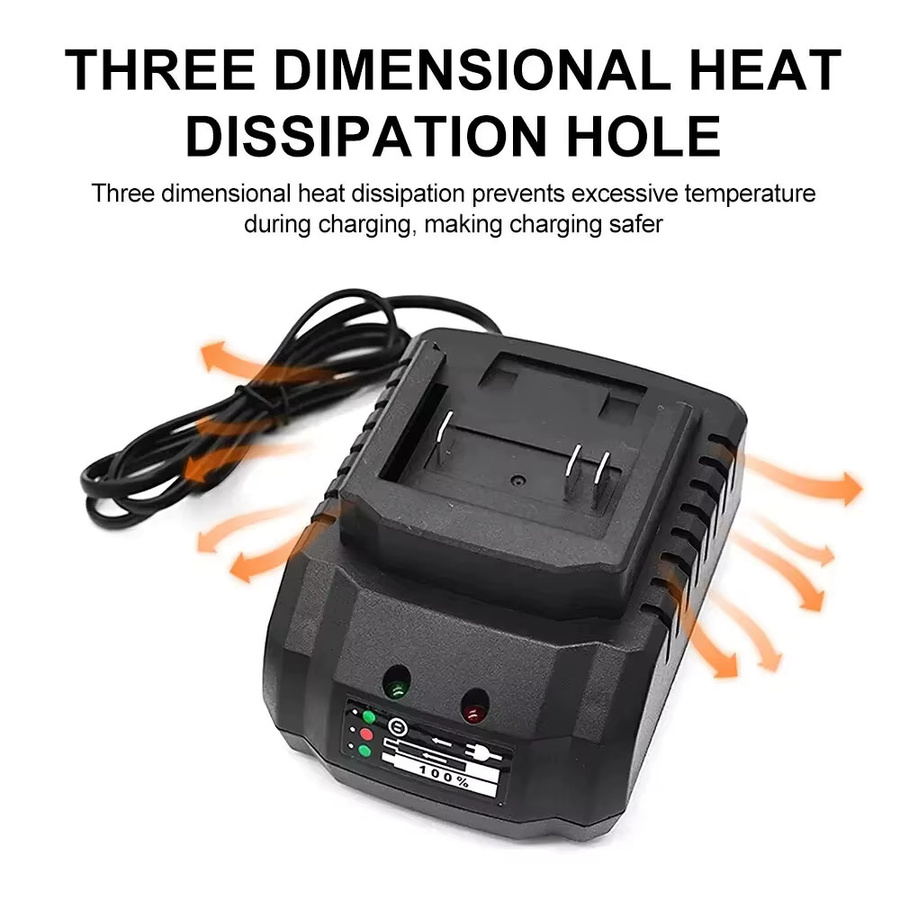 Makita Lithium-Batterie-Ladegerät für 18V und 21V in Schwarz - Bild 5