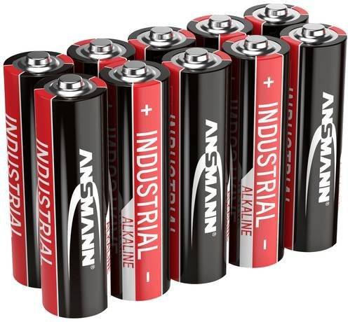 Ansmann Industrial AA Mignon Batterien 1,5V mit 2700 mAh, 10er Packung - Bild 1