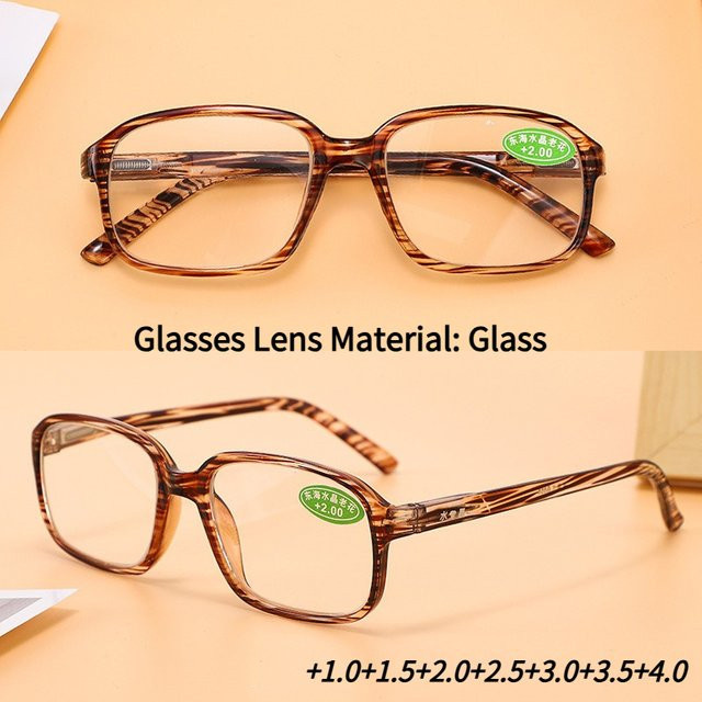 Lesebrille, Vollrand, Kunststoff, braun, Unisex - Bild 1