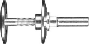 PFERD Werkzeughalter für Schleifwerkzeuge in Silber mit Bohrungs-Ø 20mm, Spannbereich 10-50mm und Schaft-Ø 12mm - Bild 1