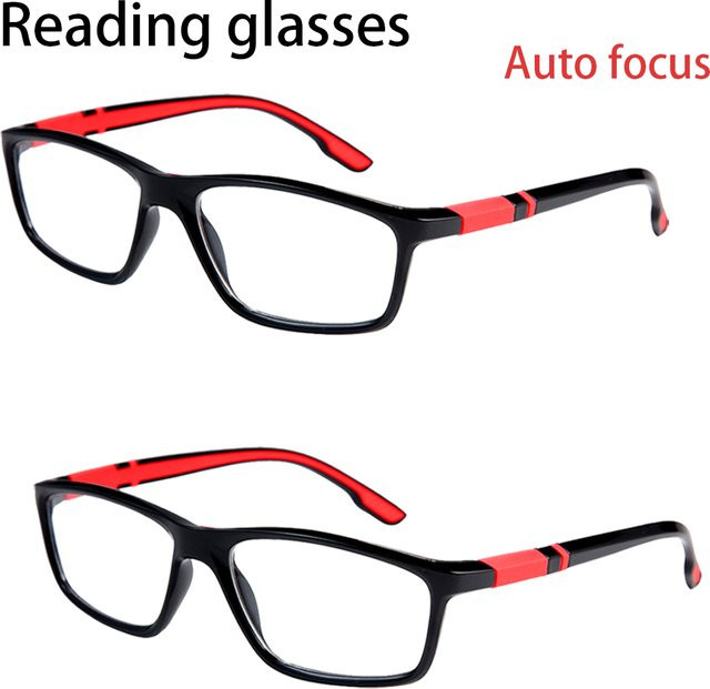 VOPHA Lesebrille, Vollrand, rechteckig, Kunststoff, Schwarz, Unisex - Bild 1