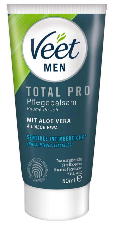 Veet Men Total Pro Enthaarungscreme-Set, 150 ml, Herren, Aloe Vera - Bild 2