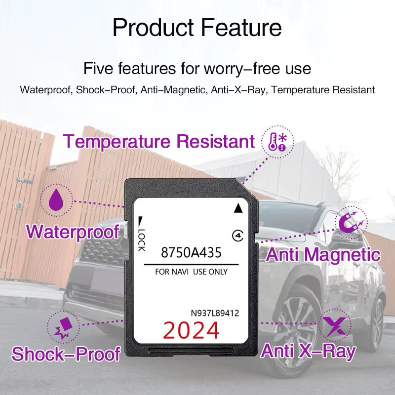 NAVINESA Multimedia-Navigation SD-Karte für Citroen C4 Aircross 2011–2017 mit 16 GB GPS-Speicher und aktualisierten UK-Europa-Karten - Bild 4