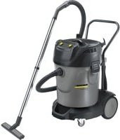 Kärcher NT 70/2 Nass-/Trockensauger in Schwarz/Silber mit 70 l Behältervolumen