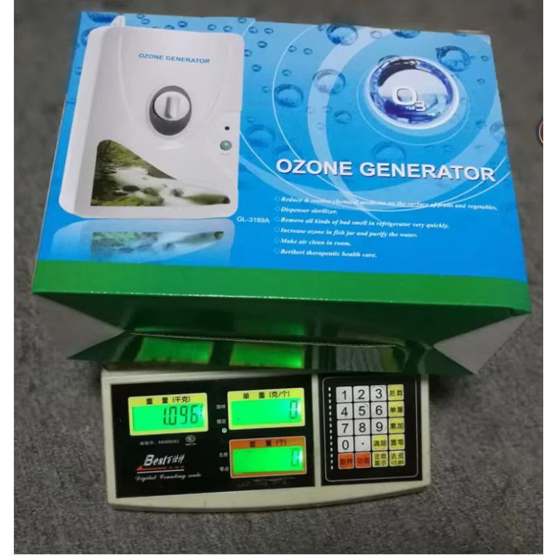 Alanchi Tragbarer Aktiver Ozongenerator und Luftreiniger in Weiß - Bild 2