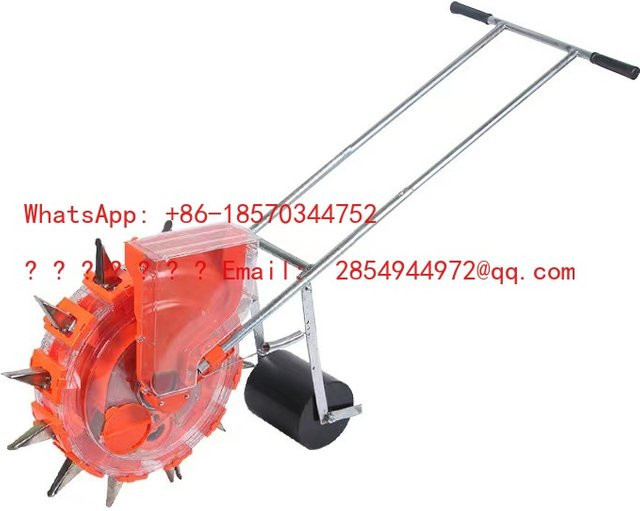 Verstellbare Handsämaschine L mit 12 Düsen und Druckrad für einen Pflanzabstand von 15 cm - Bild 1