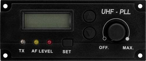 Monacor TXA-820MT UHF-PLL-Sender in Schwarz - Bild 1