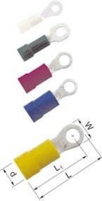 Elpress Ringkabelschuh A4610R Gelb 4-6qmm M10 - Bild 1