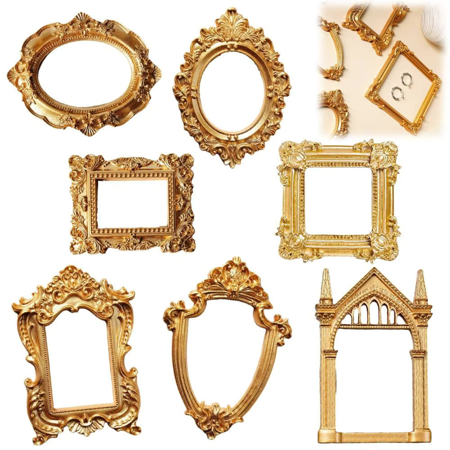 Creative Gold DIY Shadow Box Frame in Gold als rechteckiger 3D Memory Display Rahmen für Hochzeitsfotos und zur Wanddekoration - Bild 3