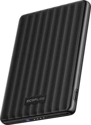EcoFlow RAPID Mag 5K Powerbank mit 5000 mAh, Qi Wireless Charging und USB-C, Schwarz - Bild 1