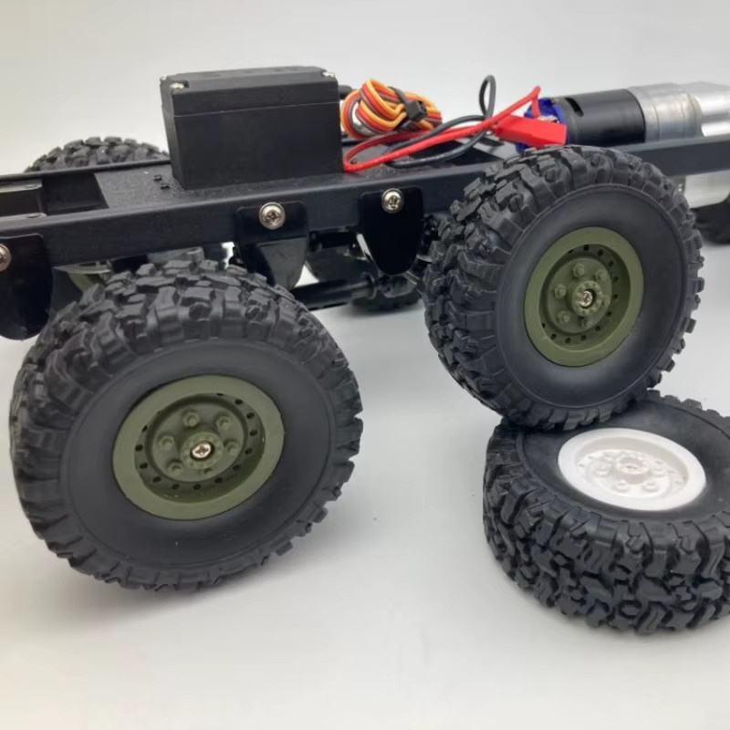 WPL 1/16 RC Metall-Chassisrahmen, Zubehör, Schwarz - Bild 3