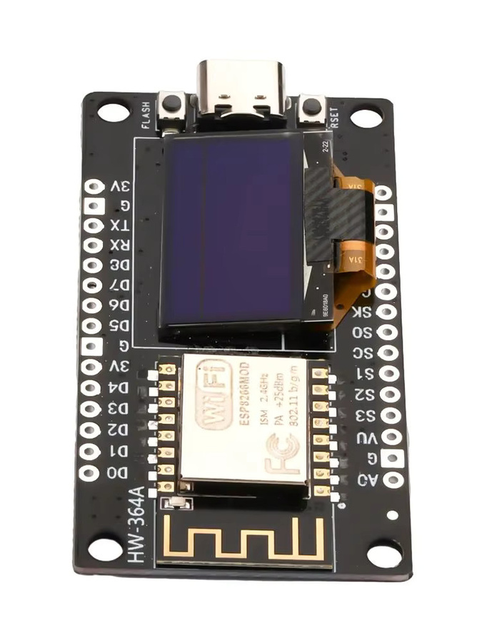diymore ESP-12F NodeMCU ESP8266 WIFI Development Board Modul mit 0,96 OLED Bildschirm in Gelb Blau und Typ-C Schnittstelle - Bild 4