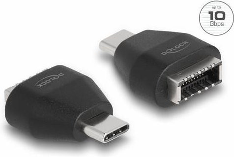Delock USB-Adapter USB-C auf USB-A Schwarz 66058 - Bild 1