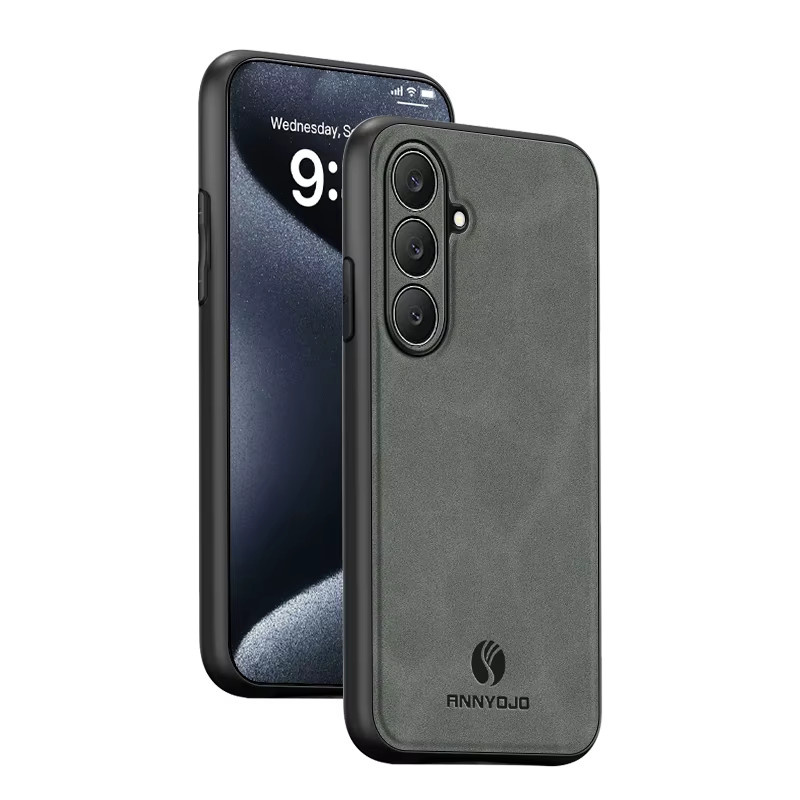 Edle Lederhülle aus Schafsleder mit Magnetfunktion für Samsung Galaxy S26 Ultra, S26+ und S26 FE in Schwarz - Bild 4