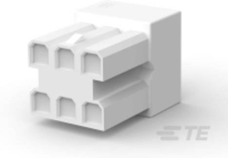 TE Connectivity 770812-1 Steckverbinder in Weiß - Bild 1