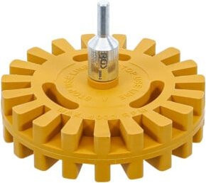 BGS Folienradierer 3999-2 mit Lamellen für Winkelschleifer Ø 100 mm in Gelb - Bild 1
