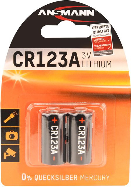 Westfalia Lithium-Batterie CR123A/CR17335 3 V im 2er Blister - Bild 3