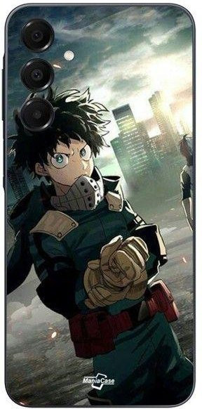 Maniacase Handyhülle für Samsung Galaxy A16 aus Silikon in Schwarz mit My Hero Academia Design - Bild 1