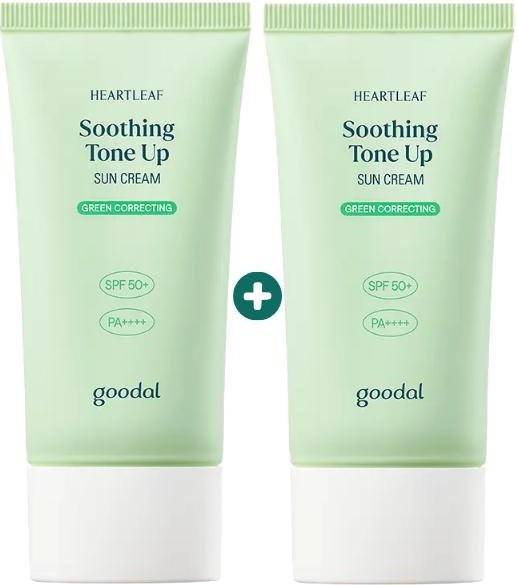 Goodal Houttuynia Cordata Sonnencreme LSF 50+, 2 x 50 ml, Empfindliche Haut - Bild 1