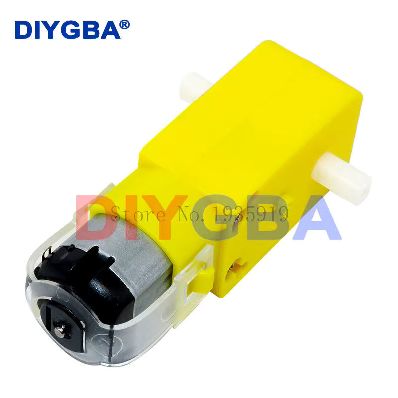 DNIGEF TT-Getriebemotor mit 65 mm Rad für Arduino Smart Car Robot, DC 3V-6V, Gelb - Bild 2