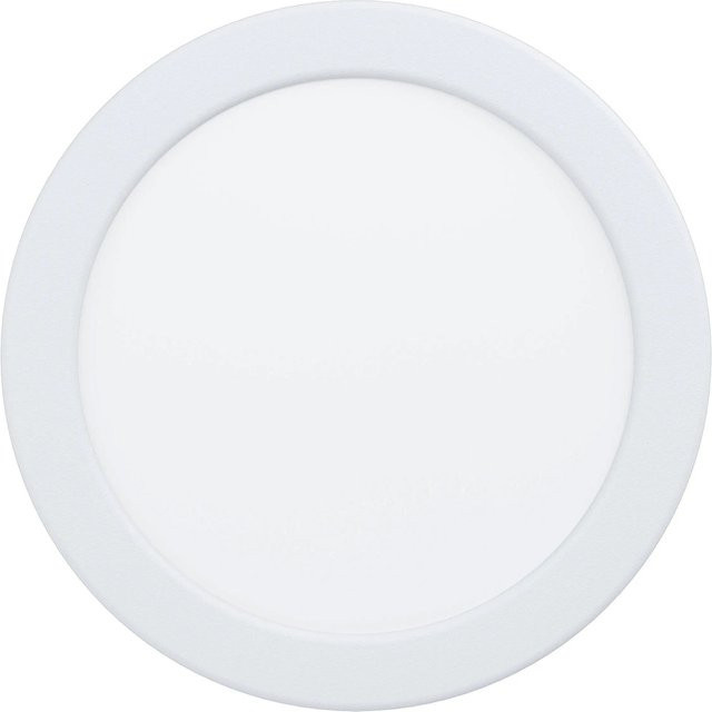 Eglo LED-Einbauspot Fueva 5 in Weiß mit warmweißem Licht, Durchmesser: 16,6 cm - Bild 1