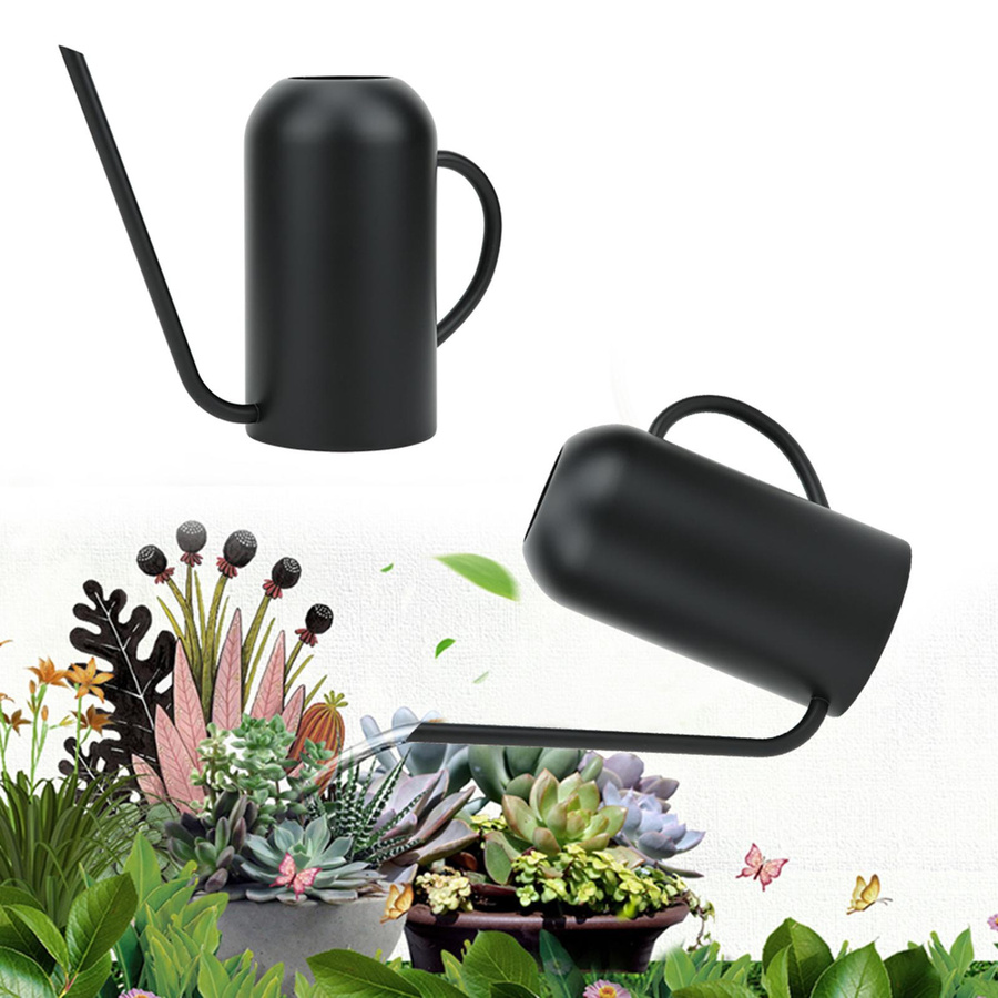 KONNWEI Edelstahl Gießkanne mit langem Ausguss für Garten, Pflanzen und Bonsai, 1,5 l - Bild 5