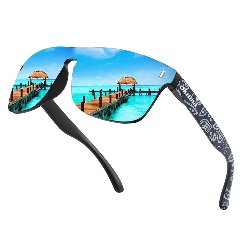 Okuma Sportsonnenbrille, Großrahmig, Vollrand, Kunststoff, Schwarz, Unisex - Bild 2
