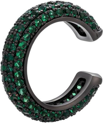Ohr-Manschette Zirkonia Kristall, Gold, Messing, Damen - Bild 1
