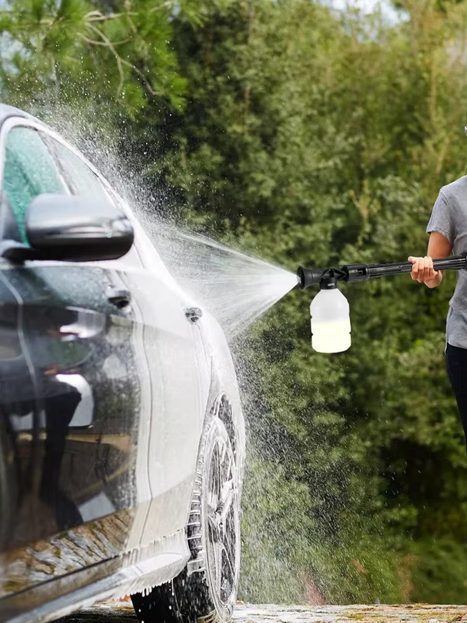 NEWBENY Bürstenlose Hochdruck Wasserpistole 3500W 200Bar Akku-Elektrische Spritzpistole für Makita 18V Akkus ohne Akku und Ladegerät - Bild 7