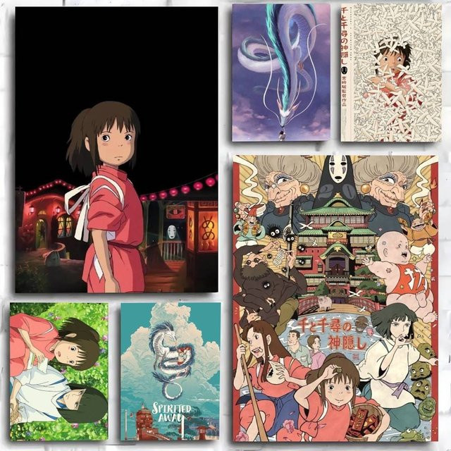 Kayou Anime Poster Sen to Chihiro no Kamikakushi Kunstdruck Mehrfarbig - Bild 1