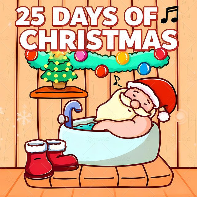DAYSOFF Malbuch 25 Days of Christmas mit einfachen Mustern für Erwachsene in Multicolor - Bild 1