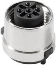 Weidmüller Sensor-Aktor-Einbausteckverbinder M12 Buchse, 5-polig, Farbe: Silber - Bild 1